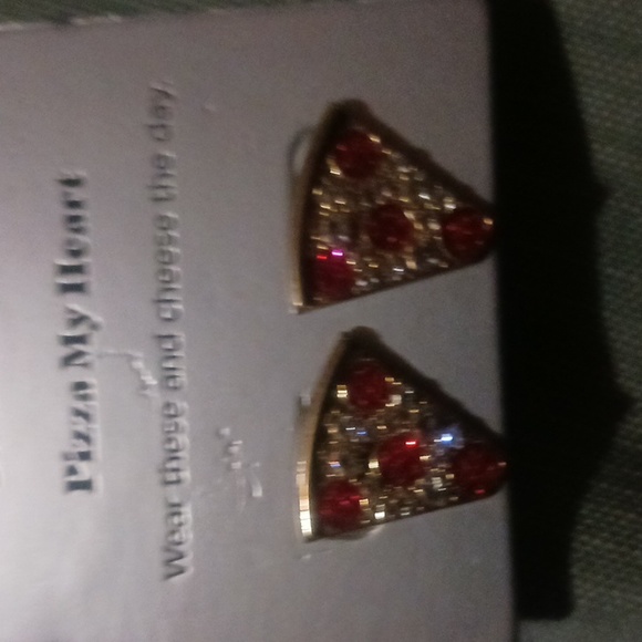 Piźza Ear Rings Pierce - Picture 7 of 7